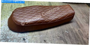 V[g C^[Zv^[hCo[sIV[gpCGtB[h_ChXNuE118 Royal Enfield Diamond Scrambler Brown 118 For Interceptor Driver & Pillion Seat