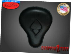 V[g JX^n[[_rbh\{o[o_16 "\V[gubNG[XXy[h Custom Harley Davidson Bobber BADASS 16" Solo Seat BLACK ACE SPADE