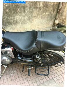 V[g eۃC_[ƃsIV[guEƍ̂߂̃CGtB[hX[p[[V[g Royal Enfield Super Low Seat For Bullet Rider and Pillion Seat Brown and Black