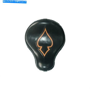 V[g La Rosa Bad Ass 16 "\V[gubN^CCXy[h{[o[`bp[n[[ LA ROSA BAD ASS 16" SOLO SEAT BLACK TAN INLAY SPADE BOBBER CHOPPER HARLEY