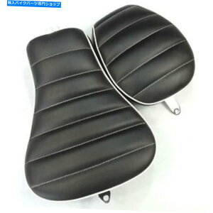 V[g 2010-2015n[[XL1200X X48 x 72 Driver Pssenger Cross Stripe Leather Seat For 2010-2015 Harley XL1200X X48 X72