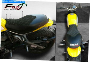 V[g Ducati Scrambler 2015-19 Tappezzeria Ithiâ߂̃xxbgV[gJo[ Velvet Seat Cover for Ducati Scrambler 2015-19 Tappezzeria Italia Ischia