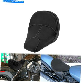 シート 黒のフロントドライバシートピリオンクッションフィット2015-20 606-20 Black Front Driver Seat Pillion Cushion Fit For Indian Scout 2015-20 Sixty 16-20