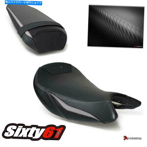 V[g GSXS 1000V[gJo[2015-2019 2020CgtgAubNO[J[{ Suzuki GSXS 1000 Seat Covers 2015-2019 2020 Luimoto Front Rear Black Gray Carbon
