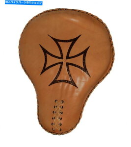 V[g iLa Rosa 16 "K\V[gF̃NXJ[B High Quality La Rosa 16" BAD ASS SOLO SEAT TAN CROSS COW HIDE LEATHER