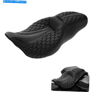 V[g ubNs[XhCo[ȃtBbgn[[c[O[hOCh09-21 20 Black One Piece Driver Passenger Seat Fit For Harley Touring Road Glide 09-21 20