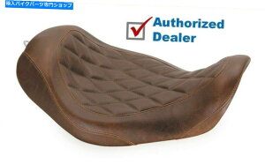 V[g }X^OChgbp[\V[g̋ꂵłuE_Chp^[n[[c[O Mustang Wide Tripper Solo Seat Distressed Brown Diamond Pattern Harley Touring