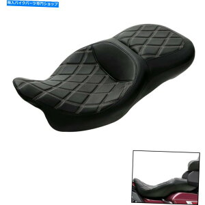 V[g ubNhCo[C_[̏ȃtBbgn[[c[OXg[gOCh2009-2021 Black Driver Rider Passenger Seat Fit For Harley Touring Street Glide 2009-2021