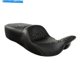 シート ワンピースライダー助手席フィットハーレーツーリングエレクトラグライド2009-2021 17 One Piece Rider Passenger Seat Fit For Harley Touring Electra Glide 2009-2021 17