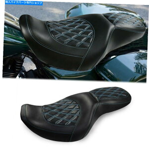 V[g n[[[hLOJX^FLHRS 97-07̂߂̃I[goC̉^]̏q̃cE[AbvV[g Motorcycle Driver Passenger Two-Up Seat For Harley Road King Custom FLHRS 97-07