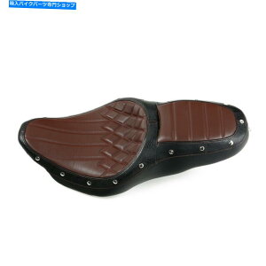 V[g n[[c[O[hLOt2009-2021uÊ߂̃hCo[qV[gtBbg Driver & Passenger Seat Fit For Harley Touring Road King FLHR 2009-2021 Brown