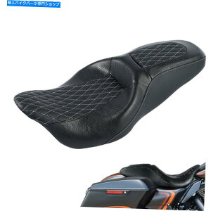 V[g n[[c[OCVO[hXg[gOCh09-21̂߂̃hCo[qubNV[gtBbg Driver & Passenger Black Seat Fit For Harley Touring CVO Road Street Glide 09-21