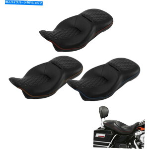 V[g n[[c[OƃgCOChf09-21̂߂̃C_[hCo[qV[gtBbg Rider Driver & Passenger Seat Fit For Harley Touring and Tri Glide models 09-21