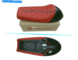 V[g {vCGtB[hGTC^[Zv^[650 D8VOV[gubNJE Genuine Leather Royal Enfield GT & Interceptor 650 D8 Single Seat & Black Cowl