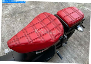 V[g 2xhCo[qNbVV[gbhU[z_X[p[JuC125 2019 2020 2021 2X Driver passenger cushion seat red leather honda super cub c125 2019 2020 2021