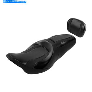 シート ハーレーストリートグライドFlhx 09-21ブラックのライダーの助手席シートリアバックレストフィット Rider Passenger Seat Rear Backrest Fit For Harley Street Glide FLHX 09-21 Black