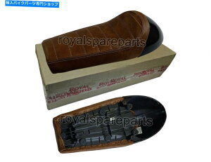 V[g {vCGtB[hGTC^[Zv^[650 D4VOV[gubNJE Genuine Leather Royal Enfield GT & Interceptor 650 D4 Single Seat & Black Cowl