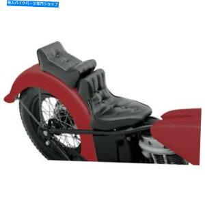 �V�[�g �n�[���[�J�X�^���{�o�[�̂��߂̃��y���u���b�N�v���[�c�X�^�C���V�O�l�`���[�V�[�g Le Pera Black Pleated Style Signature Seat for Harley Custom Bobber�y���s�A���i�z