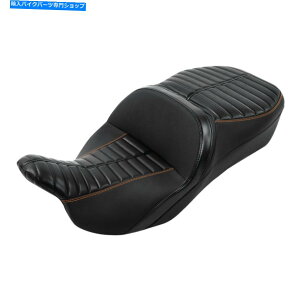 V[g n[[c[OXg[gOChFlhx 09-20̂߂̒F̃Xeb`hCo[̏ Brown Stitching Driver Passenger Seat For Harley Touring Street Glide FLHX 09-20