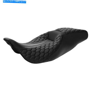 V[g ubNhCo[ȃtBbgn[[c[O[hLOt09-21 2020 Black Driver & Passenger Seat Fit For Harley Touring Road King FLHR 09-21 2020