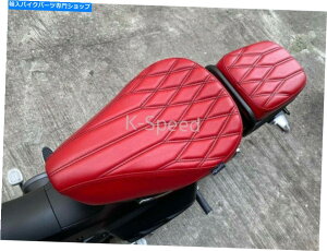 V[g z_C125X[p[Ju2019-21̂߂̃hCo[̏qNbVV[gp^[ Driver-passenger cushion Seat Mixed Pattern Red For Honda c125 super cub 2019-21