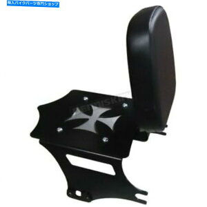 V[g BDDubNNXV[V[o[w /וbNŵ߂2-upȂ̂߂̔wi - 101-048-506 BDD Black Cross Sissy Bar w/Luggage Rack & Backrest for 2-Up Seats - 101-048-506