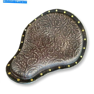 V[g XvO\V[g^Jxbgn[[X|[cX^[`bp[13x14uEfBXvCU[ Spring Solo Seat Brass Rivets Harley Sportster Chopper 13x14 Brown Dist Leather