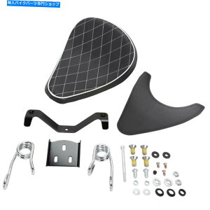 V[g n[[X|[cX^[04AbvV[gXvOLbgubN_Ch\V[g{o[`bp[ Harley Sportster 04-Up Seat Spring Kit & Black Diamond Solo Seat bobber chopper