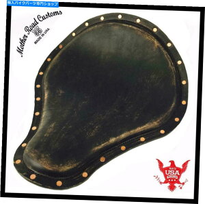 V[g XvO\V[gn[[`bp[X|[cX^[13x14 BRNfBXv^[U[xbg Spring Solo Seat Harley Chopper Sportster 13X14 Brn Dist Leather Copper Rivets