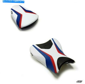 シート チームスズキGSX-R 1000 2007-2008シートカバーカバーライダー/旅客ルイモト TEAM SUZUKI GSX-R 1000 2007-2008 SEAT COVERS COVER RIDER/PASSENGER LUIMOTO