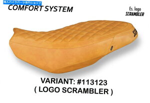 V[g Ducati Scrambler 2015-2019 Tappezzeria Italia Vintage Comfort FoamV[gJo[ Ducati Scrambler 2015-2019 Tappezzeria Italia Vintage Comfort Foam Seat Cover