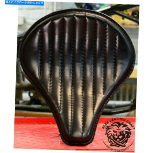 V[g {o[`bp[JX^U[nhCh\V[guOnhV[ubNV2v Bobber Chopper Custom leather handmade Solo Seat "Long handsewn black V2"