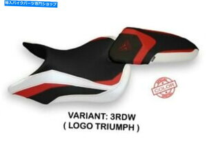 V[g Triumph Street Triple 2016-2019 Tappezzeria ItaliaV[gJo[ԃzCg638 TRIUMPH STREET TRIPLE 2016-2019 Tappezzeria Italia Seat Cover RED-WHITE 638