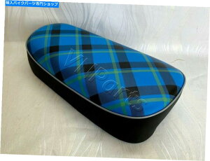 V[g 1967z_L[Z50 Z50MV[gB^[^V[gThĐ 1967 Honda Monkey Z50 Z50M Seat. Blue Tartan Seat Saddle Reproduction to NOS