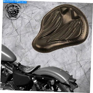 V[g {x`bp[Th\V[gt[n[[X|[cX^[04-20ubNV2 Bobber Chopper Saddle solo seat on frame Harley Sportster 04-20 Black V2
