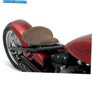 �V�[�g �h���b�O�X�y�V�����[��t�̋ꂵ�݂̒��F�̊v�\���T�[�g - 0806-0056 Drag Specialties Large Low Spring Distressed Brown Leather Solo Seat - 0806-0056�y���s�A���i�z