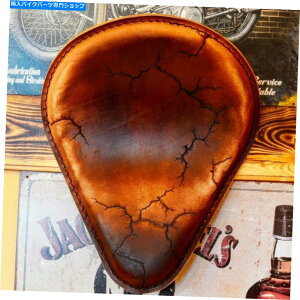 V[g {x`bp[JX^U[\V[guhbvGNgbNre[WuE/Th^v Bobber Chopper Custom leather Solo Seat "Drop electric vintage brown/saddle tan"