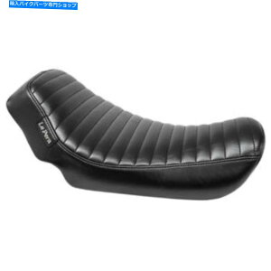 V[g Le Pera Blackv[cXg[J[\T[g2006-17n[[_CiFXD FXDWGf Le Pera Black Pleated Streaker Solo Seat 2006-17 Harley Dyna FXD FXDWG Models