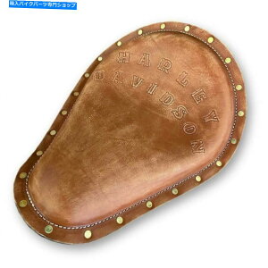 �V�[�g �X�|�[�c�X�^�[�n�[���[�X�v�����O�V�[�g�^���̋ꂵ��ł��郌�U�[�`���b�p�[�{�o Sportster Harley Spring Seat Tan Distressed Leather Chopper Bobber