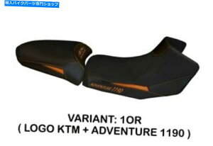 V[g KTMAhx`[1190 TAPPEZZERIA ITALIAV[gJo[IWtFCN - U[35 KTM ADVENTURE 1190 Tappezzeria Italia Seat Cover ORANGE FAUX - LEATHER 35