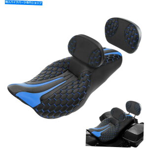 V[g hCo[̏ȍw /wtBbgHX̍a09-21 Driver Passenger Seat W/ Backrest Fit For Harley Touring Road Street Glide 09-21