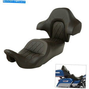 V[g ^]ȗqV[gAobNXgtBbgn[[c[O[hLOOCh14-21 Driver Passenger Seat Rear Backrest Fit For Harley Touring Road King Glide 14-21