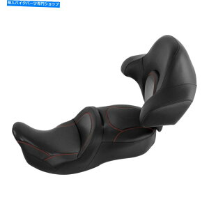 V[g n[[[hOCh2014-2021̂߂̔wtBbg̎̉^]ȃV[gbv Driver Passenger Seat Wrap Around Backrest Fit For Harley Road Glide 2014-2021