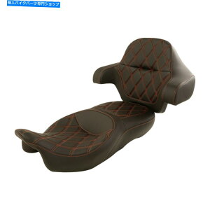 V[g n[[[hLOFLHR 2014-2021̃C_[hCo[̏Ȃ̔wtBbg Rider Driver Passenger Seat Backrest Fit For Harley Road King FLHR 2014-2021
