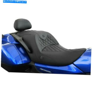 �V�[�g Saddlemen Roadsofa Heated Seat - Lattice Stitched - F6B�i�u���b�N�jH23-20-182HCT Saddlemen Roadsofa Heated Seat - Lattice Stitched - F6B (Black) H23-20-182HCT