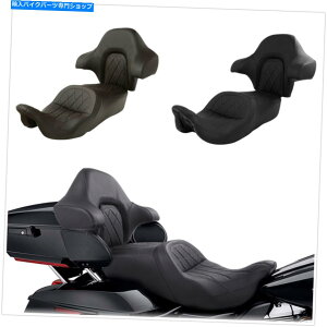 V[g n[[[hOChtg14-21ubN̂߂̉^]ȗqV[gAobNXgtBbg Driver Passenger Seat Rear Backrest Fit For Harley Road Glide FLTRX 14-21 Black