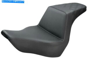 �V�[�g �T�h�������V�[�g�X�e�b�v2���e�B�X�u���b�N818-29-173 Saddlemen Seat Step 2 Up Lattice Black 818-29-173