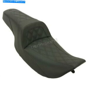 �V�[�g Saddlemen Slim Lattice�X�e�b�`2���� - 897-06-162 Saddlemen Slim Lattice Stitched 2 Up Seat - 897-06-162�y���s�A���i�z