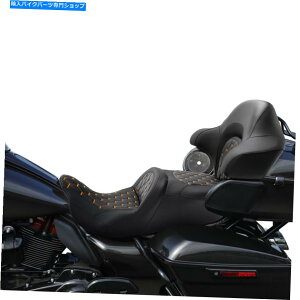 V[g n[[cA[PAK[hLO2014-2021̂߂̉^]Ȃ̏ȍ Driver Passenger Seat w/ Backrest Fit For Harley Tour pak Road King 2014-2021