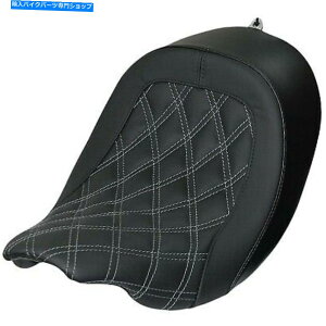 V[g Danny Grey - 21-414Dia - Speedcradle Solo SeatA_u_ChXeb`n[[_r Danny Gray - 21-414DIA - Speedcradle Solo Seat, Double Diamond Stitch Harley-Dav